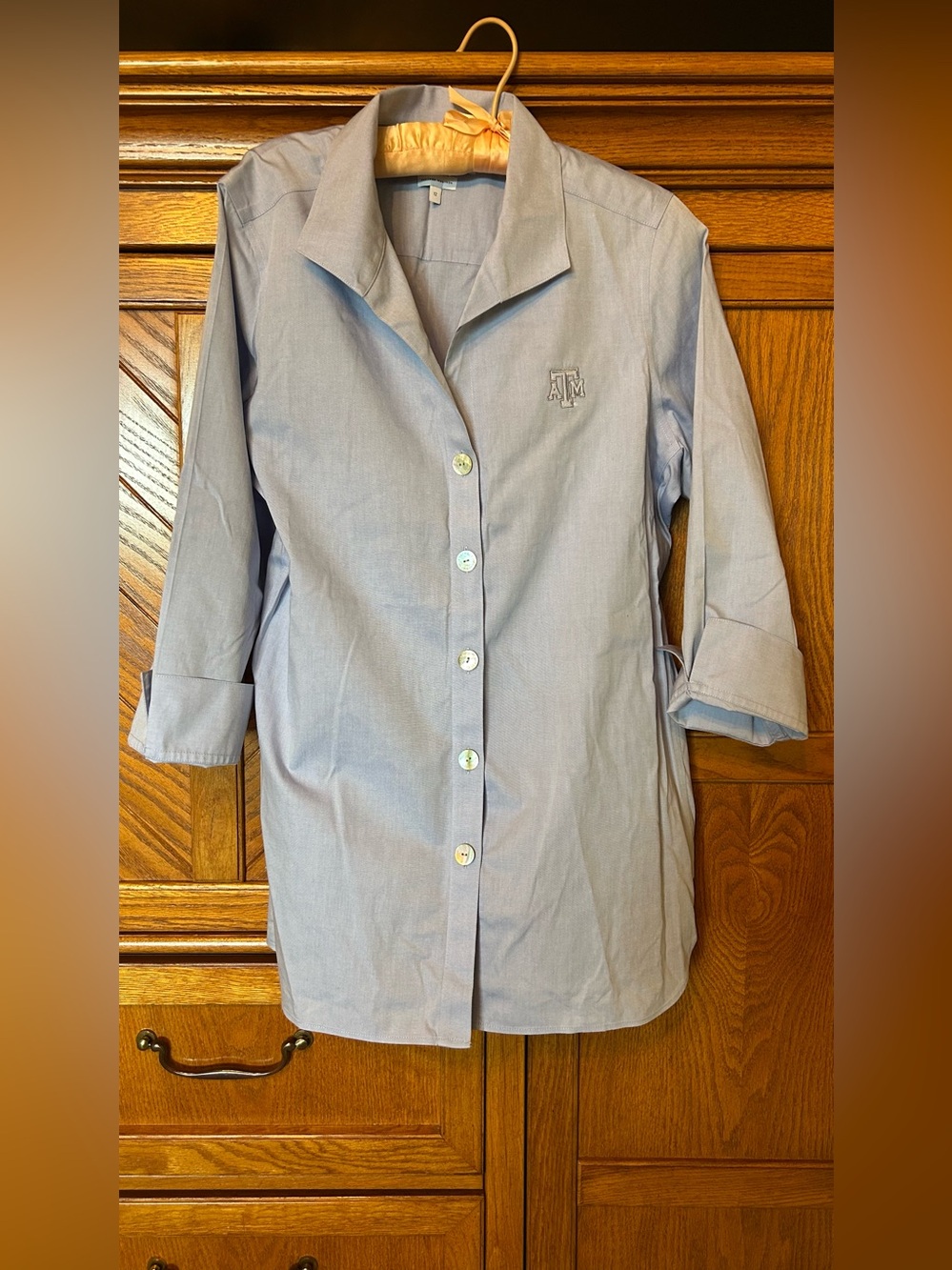 Foxcroft Texas A& M blouse SZ 12